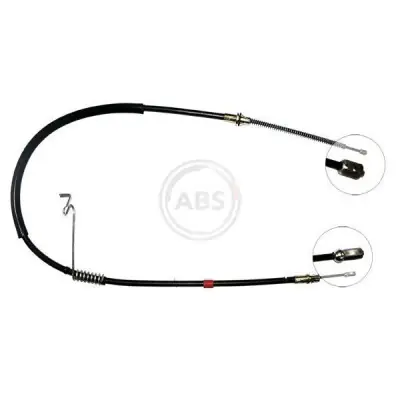 Cable de accionamiento, freno de estacionamiento A.B.S. K17938 Envío Internacional